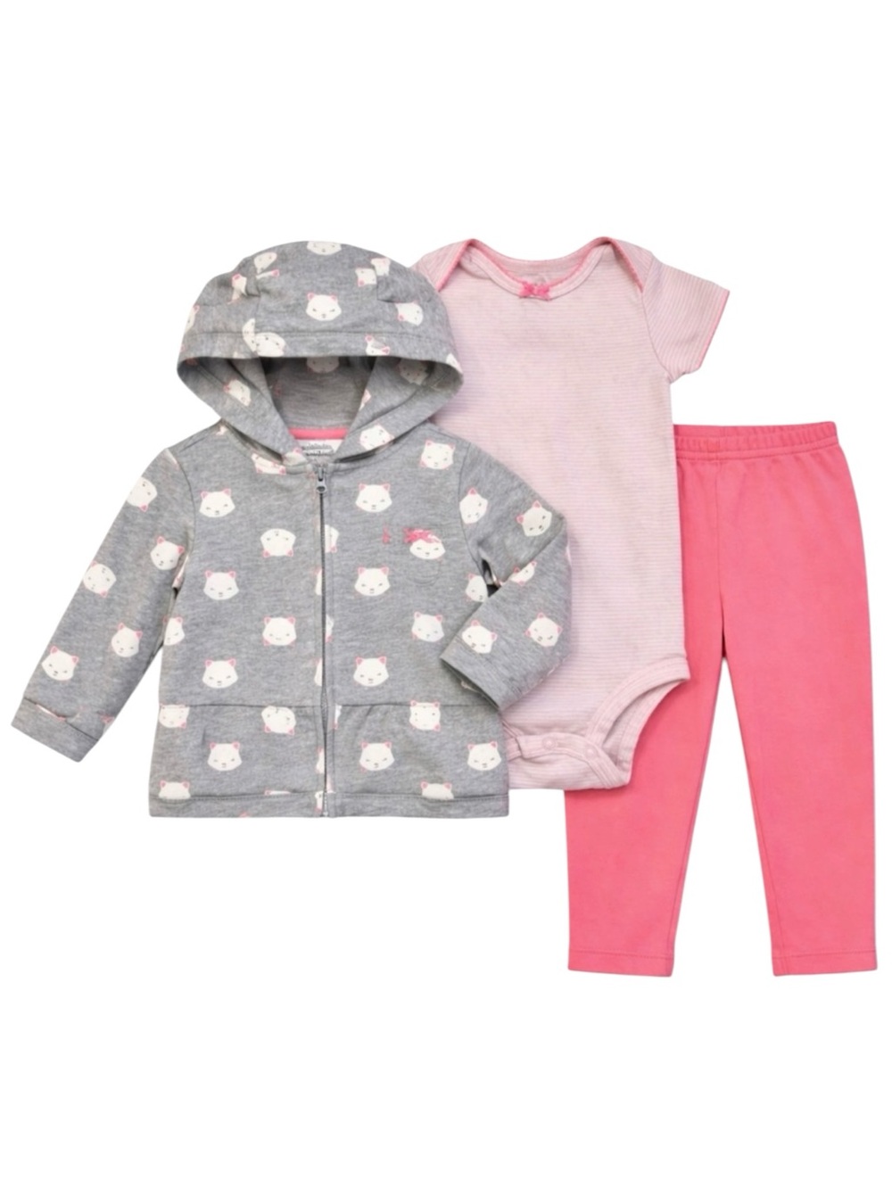 Carter’s Child of Mine 3pc Outfit Set 18M Hoodie Bodysuit Pants
